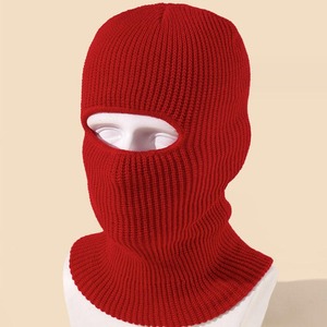 Pasamontañas Unisex de Invierno para Ciclismo, Cortavientos, Tejido con 3 Orificios, Cubre Rostro Completo, Máscara de Esquí, Venta al por Mayor, Personalizado, para Hombre y Mujer, Spandex - Product Image 5