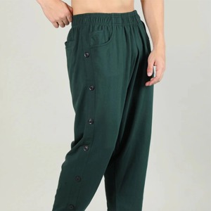 OEM Custom Men's Winter Casual Eco-Friendly Canvas <b>Joggers</b> Trousers Spandex/<b>Polyester</b> Sweatpants Multi-Pocket Elastic Pants - Product Image 3