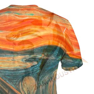 Camiseta de manga corta con cuello redondo y estampado por sublimación de último diseño para hombre, ropa informal, camiseta de sublimación de alta calidad para hombre - Product Image 4
