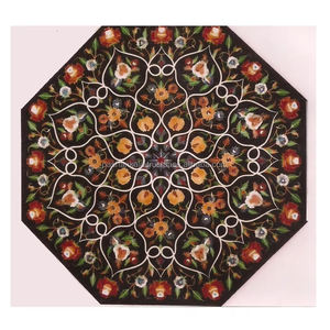 Table basse en marbre blanc de forme octogonale, de haute qualité, fabriquée à la main, pour les entreprises - Product Image 4