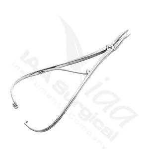 INSTRUMENTOS QUIRÚRGICOS IAA Portaagujas de Alta Calidad de Acero Inoxidable Manual con Certificación CE Reutilizable Ligero - Product Image 3