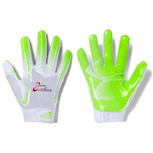 Gants de football américain flexibles et respirants avec une forte adhérence, revêtement en silicone durable, gants de football pour les joueurs universitaires - Product Image 3