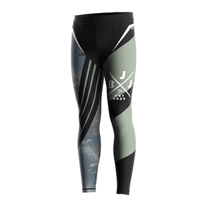 Pantalon de compression rouge pour homme, taille élastique, style sportif, imprimé par sublimation, respirant, léger, idéal pour l'été - Product Image 5