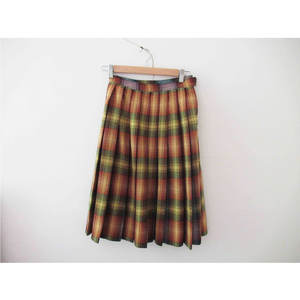 Jupe kilt vintage faite à la main en pure laine vierge plissée à carreaux Royal Stewart pour femmes - Product Image 2