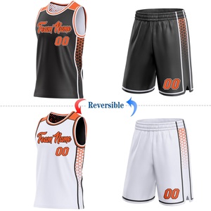 <b>Elite</b> Custom Basketball Jersey Double Sided Team Uniform Quick Dry Breathable Sleeveless Sportswear Available in all sizes - Product Image 1