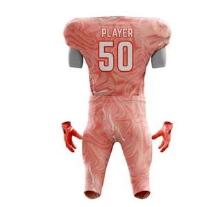 Uniforme de Fútbol Americano para Torneos Nacionales de Adultos, Talla Grande, Transpirable, 275GSM, Poliéster de Alto Rendimiento - Product Image 3