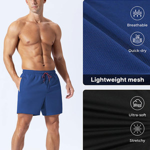 Shorts de sport 2 en 1 extensibles dans quatre sens pour hommes, adaptés à la musculation, à la force athlétique, au soulevé de terre, au crossfit et aux séances d'entraînement. - Product Image 5