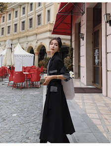 Blazer en laine mélangée pour femme, coupe ajustée, veste décontractée, vêtement de bureau, coupe-vent à capuche, toutes saisons, fabricant OEM - Product Image 4