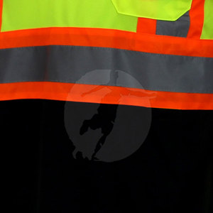 Quality Breathable Clothing Reflective Accents Durable Fabric Custom Branding Polyester Visible <b>T</b> <b>Shirt</b> Wholesale Safety <b>T</b> <b>Shirt</b> - Product Image 5
