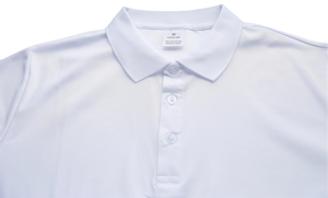 Custom Printed White Men's Cotton Polo Shirt Breathable Work Fashion Uniform Silk Screen Printed ODM Service Oeko-Tex Certified - Product Image 4