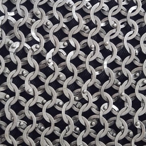 Chainmail Shirt – Medieval <b>Riveted</b> Armor Habergeon for Cosplay & Reenactment – 9mm Flat Ring Steel - Product Image 3