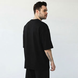 Camiseta de Algodón para Hombre, Estilo Oversize con Gráficos, Tejido Grueso y Transpirable, Corte Holgado, Estilo Urbano, Logotipo Personalizado - Product Image 4