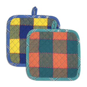 Porte-ustensiles en coton 100% de haute qualité, style à carreaux, en coton, pour la cuisine, au prix le plus bas, fournisseur en Inde. - Product Image 6