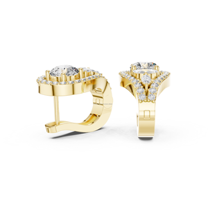 Anillo llamativo 10K para fiesta con diamante CZ - Product Image 5