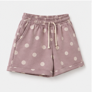 Custom <b>Women</b> <b>Shorts</b> Soft Cotton Fleece <b>Lounge</b> Wear <b>Shorts</b> High Waist Elastic Drawstring Comfortable Relaxed Fit Casual Summer - Product Image 1