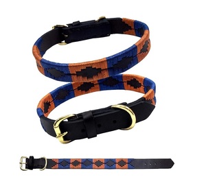 Collier pour chien en cuir véritable de style western, fait main et travaillé à la main - Product Image 2