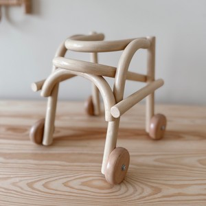 Baby <b>doll</b> walker rattan toy posterior & anterior walkers for <b>dolls</b> children role <b>play</b> toys - Product Image 1