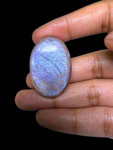 Pierres précieuses en pierre de lune africaine naturelle de haute qualité, finement polies, pour la fabrication de bijoux, matériau cristallin - Product Image 2