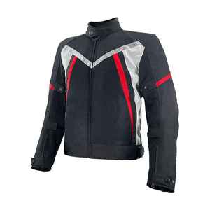 เสื้อแจ็คเก็ตมอเตอร์ไซค์ตาข่ายสีดำแบบยูนิเซ็กซ์ แขนยาว สะท้อนแสงสีเขียวนีออน ระบายอากาศได้ดี เหมาะสำหรับฤดูร้อน สำหรับนักแข่งรถ  สามารถสั่งทำปักชื่อทีมได้ - Product Image 3