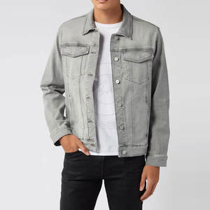 Chaqueta de Mezclilla con Lavado Ácido, Transpirable, Estilo Casual Urbano, con Botones al Frente, Prenda Exterior de Moda para Uso Diario - Product Image 4