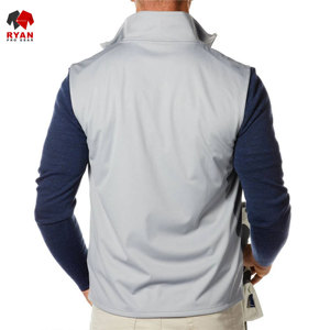 แจ็คเก็ตซอฟต์เชลล์ดีไซน์พิเศษสำหรับผู้ชายจาก Ryan Pro Gear เนื้อผ้านุ่มสบาย ระบายอากาศได้ดี พร้อมโลโก้แบบกำหนดเอง - Product Image 4