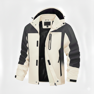 Veste d'hiver isolée en softshell pour homme, personnalisée, imperméable, coupe-vent, en polaire, avec fermeture éclair, col roulé, manches longues, imprimé, séchage rapide - Product Image 6