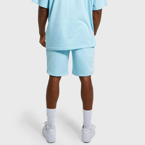 Conjunto de Dos Piezas de Verano para Hombre, Tejido Vintage Ecológico, con Logotipo Frontal - Pantalones Cortos y Camiseta - Product Image 5