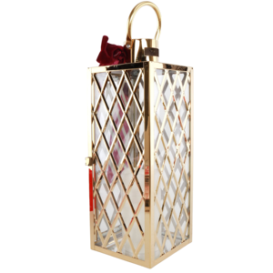 Élégants porte-bougies en métal, lanternes, pots pour décorations d'intérieur, cadeaux de Noël, lampe à bougie - Product Image 1