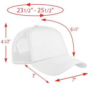 Gorra de béisbol trucker personalizada OEM con malla trasera, visera curva, ajustable, con logo personalizado OEM ODM, unisex - Product Image 6