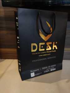Custom Branded Black <b>Paper</b> Shopping Bags Wholesale Premium Matte Carry Bags for Fashion Jewelry Corporate and Gift Packaging - Product Image 3