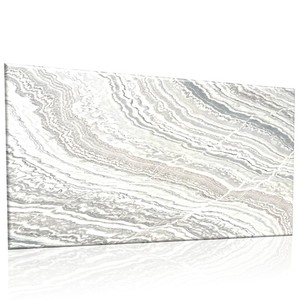 Revêtement mural en pierre flexible noir glacé, léger, imperméable, moderne, en feuille de marbre pour cuisine, salle de bain, escalier - Product Image 4