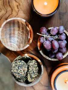 Epoxy Resin <b>Small</b> <b>Bowl</b> Sustainable Wooden <b>Bowl</b> Eco-Friendly Durable Wood Food Feeding <b>Bowl</b> made in Uttar Pradesh Skill Artisan - Product Image 3