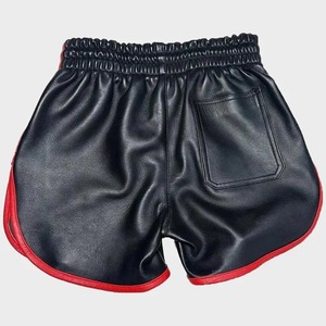 กางเกงขาสั้นหนังทำมือลายโลมา กางเกงกีฬาแนวเรโทร - Product Image 3