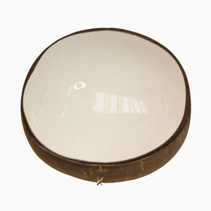 Ensemble de bols à salade en coquille de noix de coco classiques, faits à la main, polis, durables, écologiques, personnalisables OEM ODM pour le service de plats et les smoothies - Product Image 1