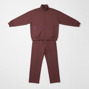 Chándal de Forro Polar Grueso para Hombre, Chaqueta con Cuello y Cremallera Completa y Pantalones, Ropa Deportiva Personalizada, Servicio OEM - Product Image 2