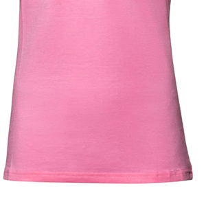 เสื้อยืดปักลาย AKA สีชมพู พรีเมียมคอตตอน คอวี แขนสั้น เนื้อผ้านุ่ม ระบายอากาศได้ดี เสื้อยืดแฟชั่นลำลองสำหรับผู้หญิง - Product Image 5
