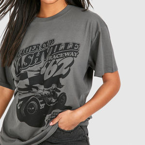 Fournisseur de t-shirts pour femmes à coupe ample, t-shirts surdimensionnés de haute qualité, tissu en coton doux, parfait pour les marques de mode et les commandes en gros - Product Image 6