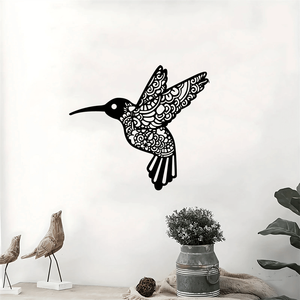CIFbuy Decorazione da Parete Vintage a Forma di Colibrì in Ferro per Interni ed Esterni, Giardino, Patio, Soggiorno, Casa - Servizio di Ritiro Disponibile - Product Image 2