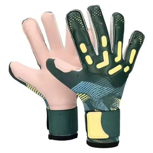 Guantes de portero duraderos con palma que absorbe los impactos y protección reforzada para los dedos, diseño profesional personalizado, guantes de portero de fútbol para hombre - Product Image 1