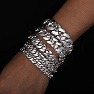 Unisex 925 Silver Moissanite Tennis <b>Bracelet</b> Round Brilliant Cut Claw Setting Gold Plated Hip Hop Style Party Wear - Product Image 5