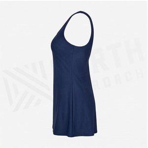 เสื้อกล้ามคอกลมสีน้ำเงินกรมท่าสำหรับผู้หญิง ยี่ห้อ North Approach เนื้อผ้าถัก ระบายอากาศได้ดี สีพื้น ทรงปกติ ไม่มีแขน - Product Image 3