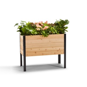 Wooden Planter Box Raised Garden Bed for Flowers and Green <b>Plants</b> Durable Planter <b>Pot</b> Outdoor Garden Farmhouse Design Vietnam - Product Image 1