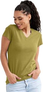 T-shirt col V à manches courtes pour femme - Product Image 2