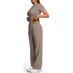 ชุดเซ็ตสองชิ้นสำหรับผู้หญิงใส่สบายสำหรับไปสนามบิน - Product Image 3