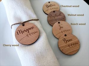 Wooden handmade new napkin ring <b>top</b> seller with custom names and logo high quality - <b>table</b> <b>decor</b> - Product Image 2
