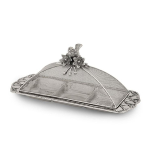 Platos para Servir Comida para Pájaros, Hechos de Metal Plateado Brillante y Resistente, Diseño Único, Artículos de Alta Demanda, a un Precio Impresionante - Product Image 1