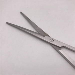 Tijeras Quirúrgicas Largas Curvas de Acero Inoxidable con Mango de Anillo, Instrumento Reutilizable, Instrumentos Quirúrgicos Ortopédicos para Uso Hospitalario - Product Image 4
