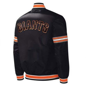 Servicio OEM, Chaqueta de Béisbol Varsity Personalizada para Hombre, Chaqueta de Satén con Cuello Alto, Estilo Casual para Otoño e Invierno, Resistente al Viento - Product Image 2