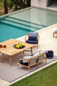 Conjunto de Sillas de Jardín Modernas de Madera de Teca, Muebles de Patio para Conversación, Proveedor de Indonesia, Asientos de Jardín de Madera Sólida - Product Image 6