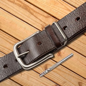 เข็มขัดหนังคลาสสิก ราคาประหยัด ทันสมัย สำหรับผู้ชาย เหมาะสำหรับใส่ทำงานออฟฟิศ ใส่ลำลอง และเดินทาง โดย M/S SHAAD HANDICRAFTS - Product Image 5